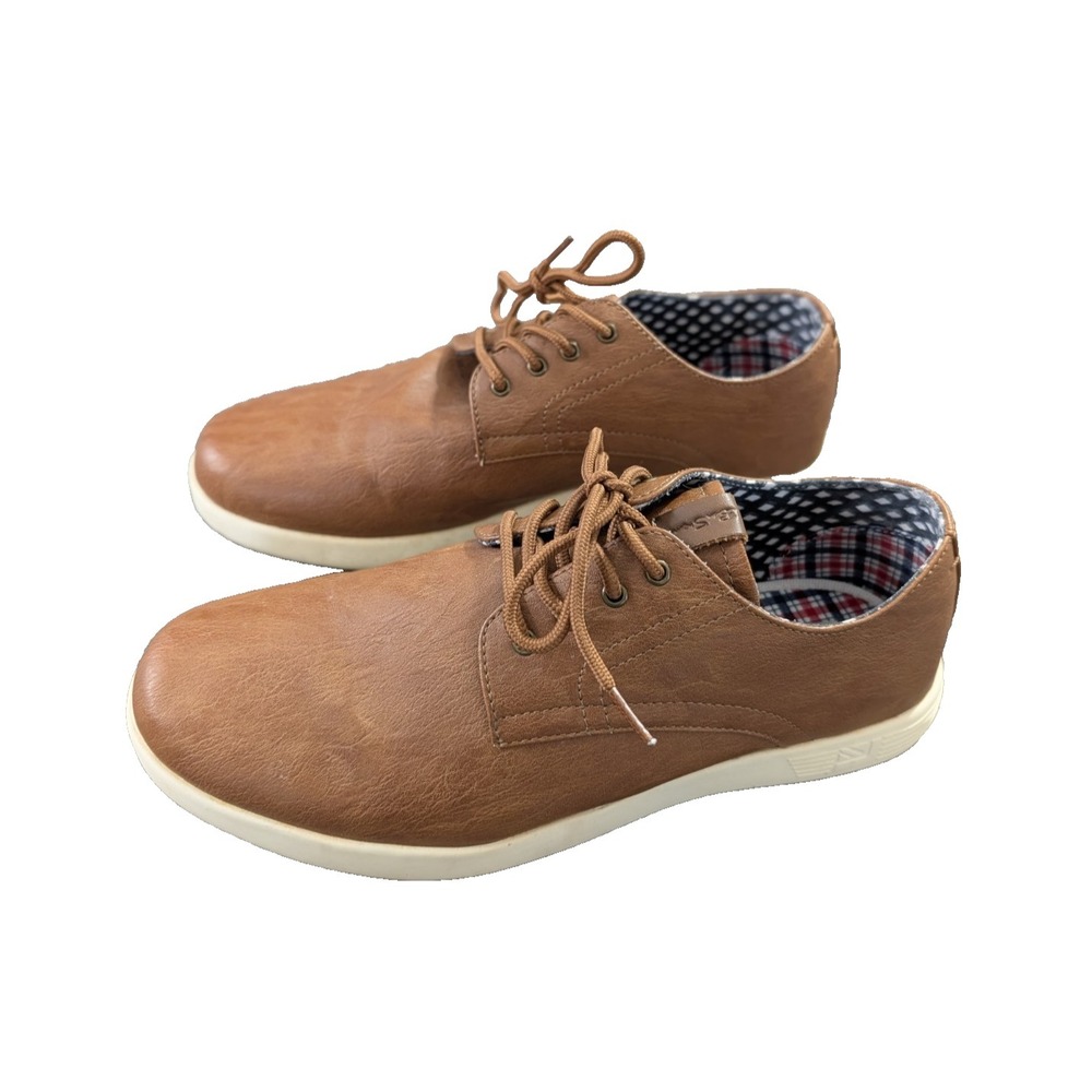 Ben Sherman Presley Oxford Shoe Mens 9.5 Brown Lace Up Smart Casual Everyday